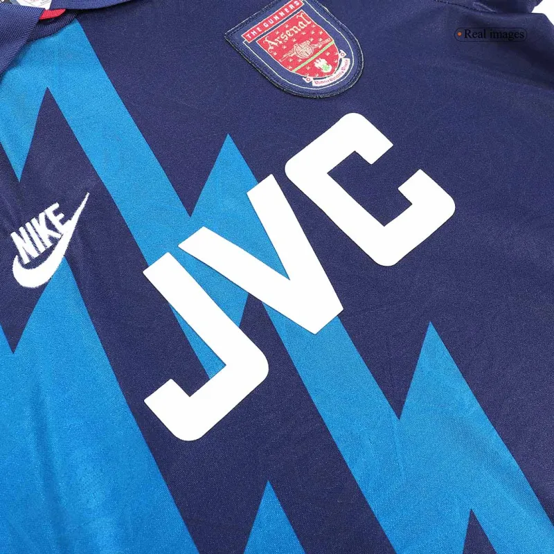 95-96 Arsenal Retro Away Long Sleeve Jersey - Image 5