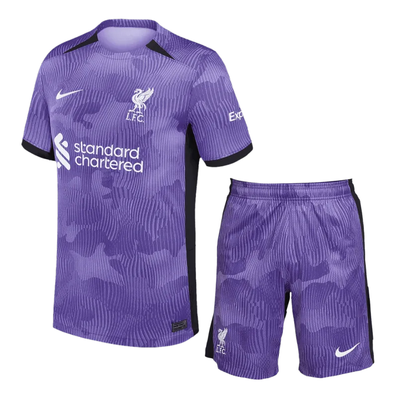 23-24 Liverpool Third Kit(Jersey+Shorts)