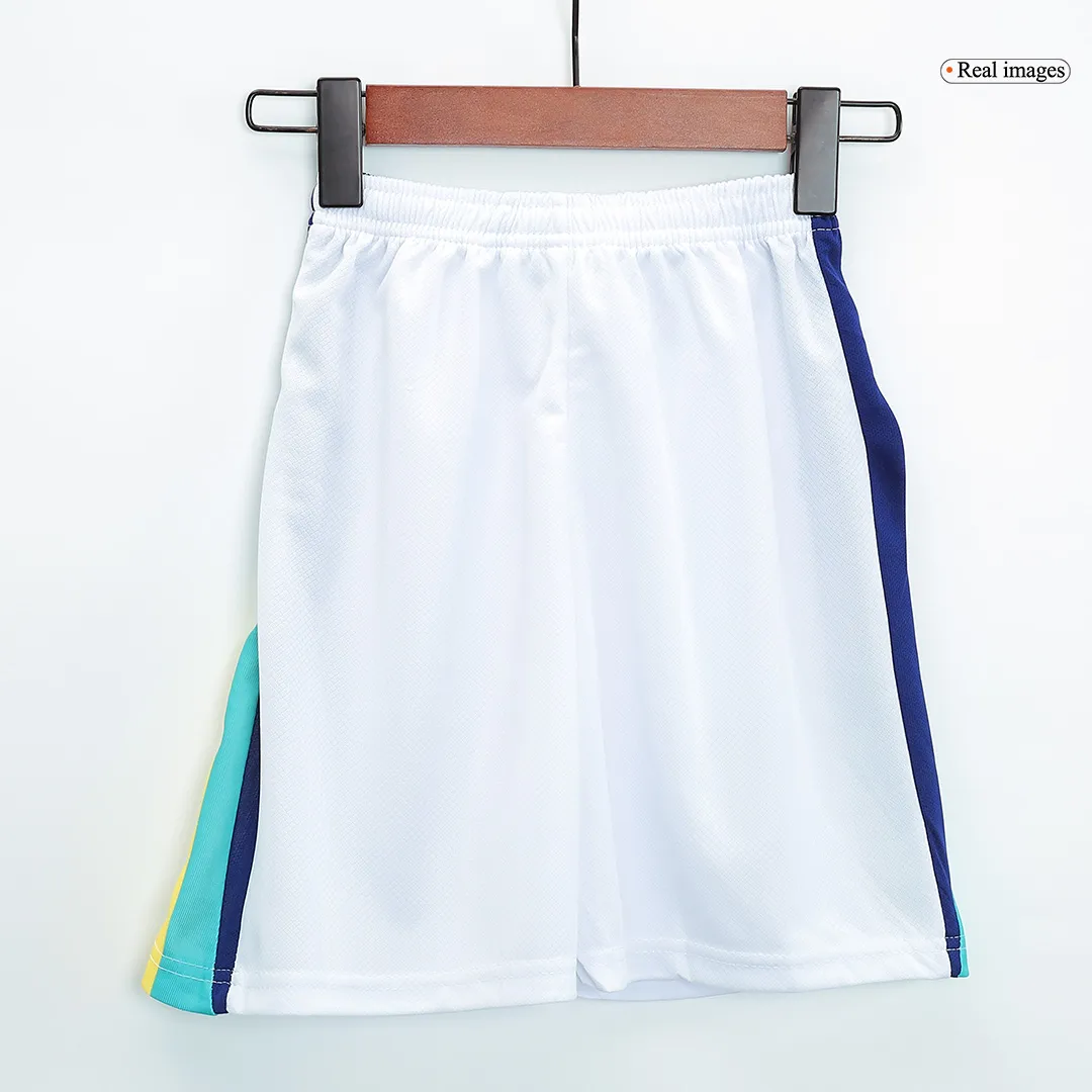 Kids Brazil Custom Away Full Soccer Kits 2024 - Image 8