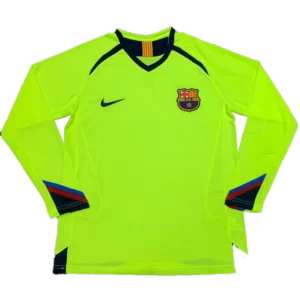 2005/06 Barcelona Retro Jersey Away Long Sleeve