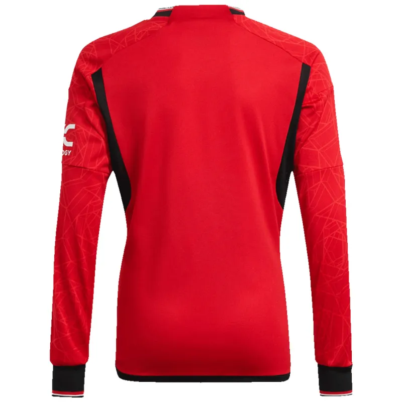 23-24 Manchester United Home Long Sleeve Jersey - Image 2