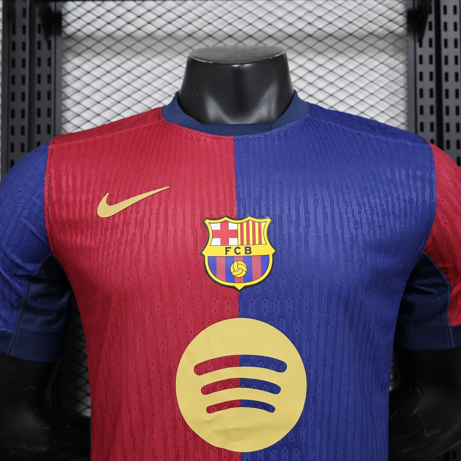 24-25 Barcelona Home Soccer Jersey Player Edition - Image 3