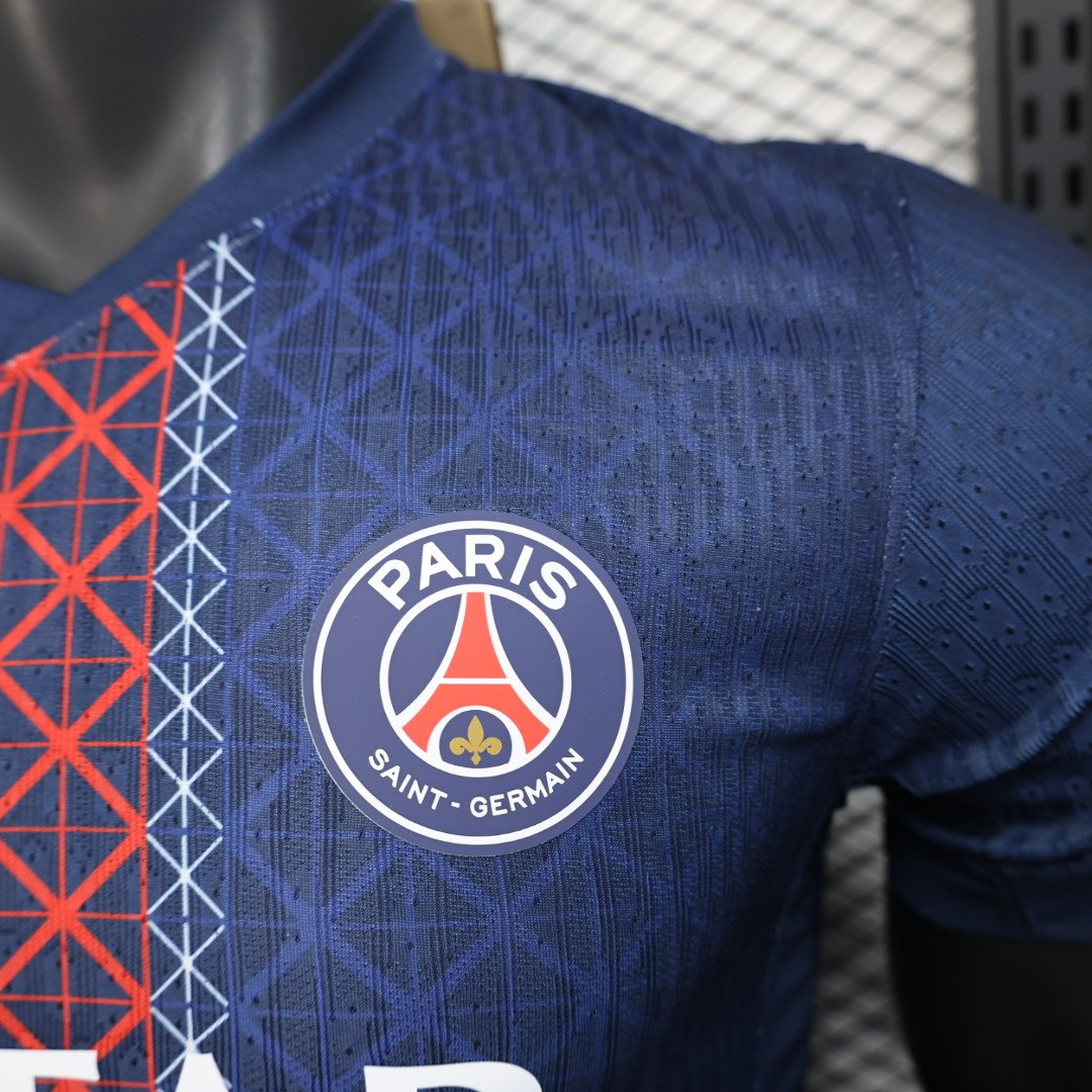 PSG Saint-Germain Home Shirt Soccer Jersey Player Version 25-26 - Image 4