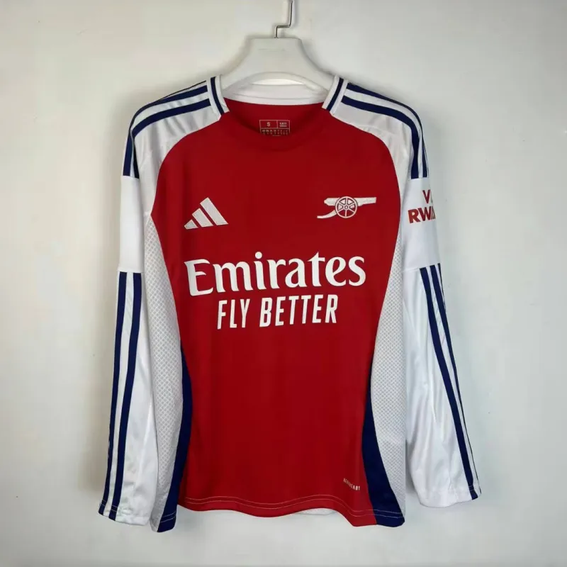 24-25 Arsenal Home Long Sleeve Jersey - Image 4