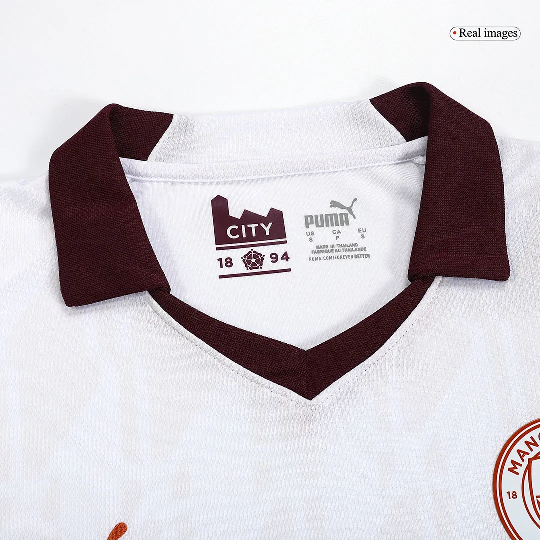 2023/24 Manchester City Away Long Sleeve Jersey - Image 8
