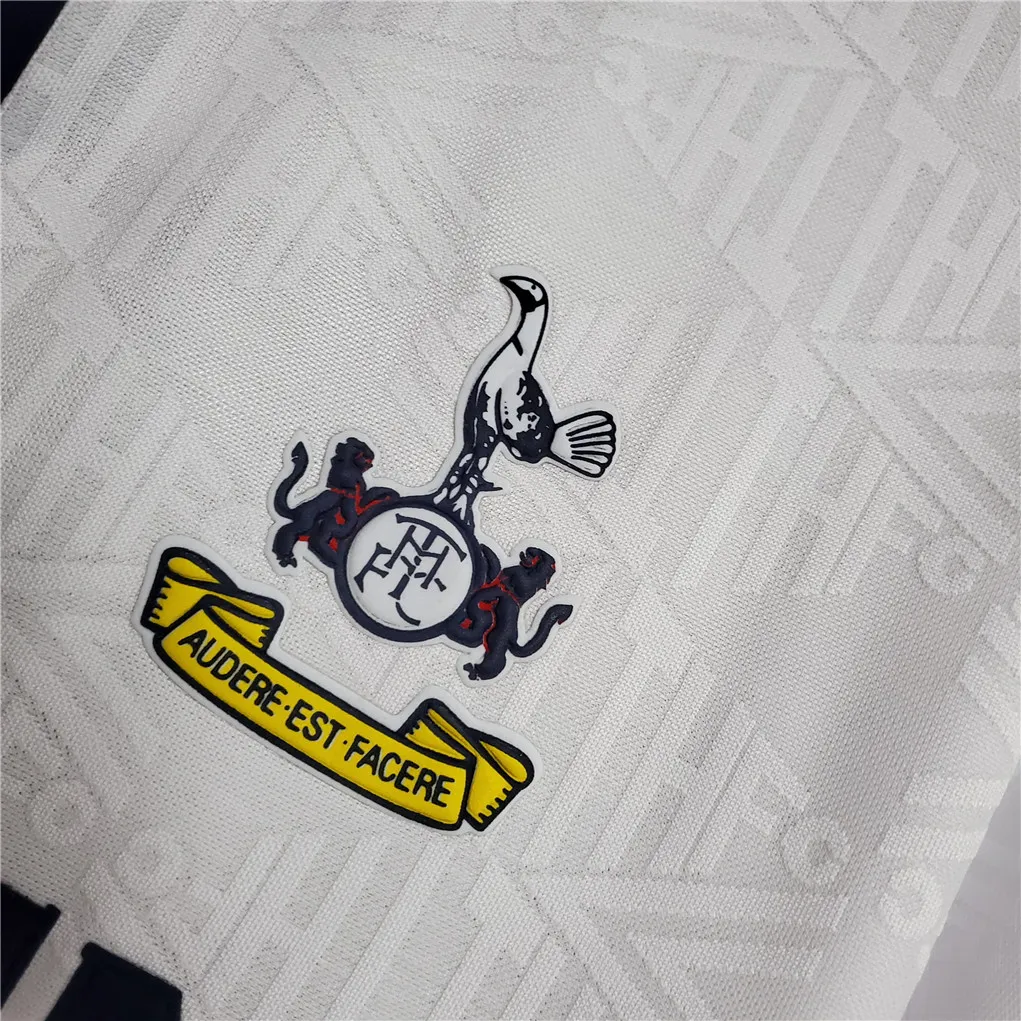 Tottenham Hotspur Retro Soccer Jersey Home Replica 1991/93 - Image 4