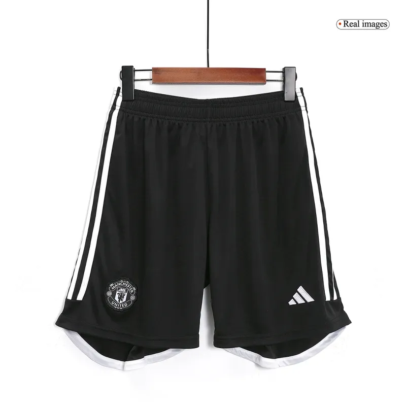 23-24 Manchester United Away Whole Kit Jersey+Shorts+Socks - Image 8