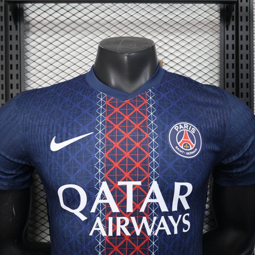 PSG Saint-Germain Home Shirt Soccer Jersey Player Version 25-26 - Image 6