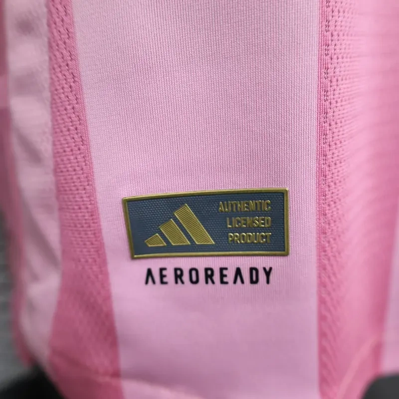 Inter Miami CF Home Pink Soccer Jersey Player Version Shirt 2025-26 - Image 8