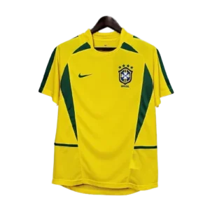 Brazil Retro Jersey Home World Cup 2002