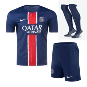 PSG Home Jersey Full Kits(Jersey+Shorts+Socks) 2024-25