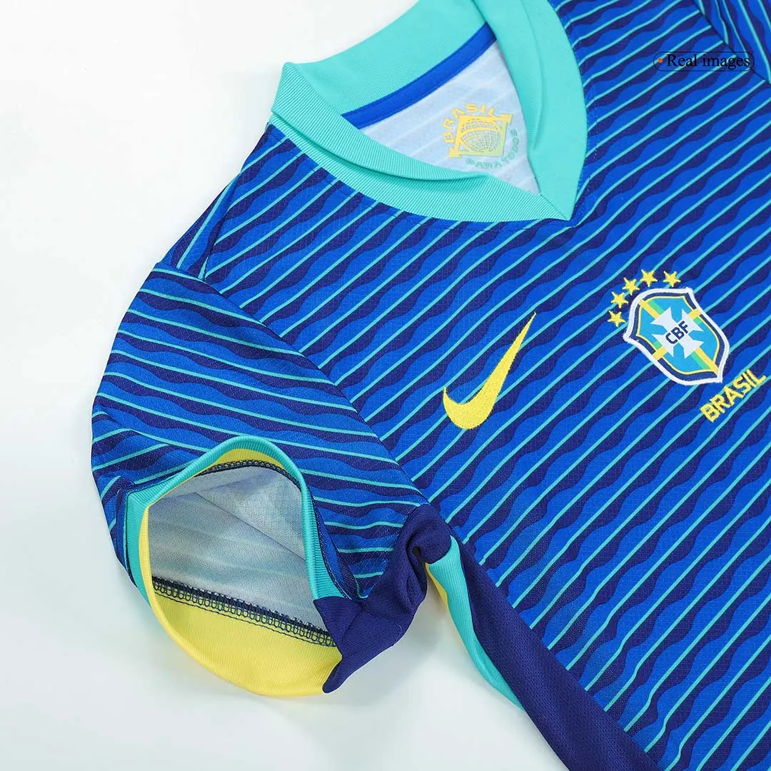 Kids Brazil Away Kit Copa America 2024 Youth Apparels - Image 6