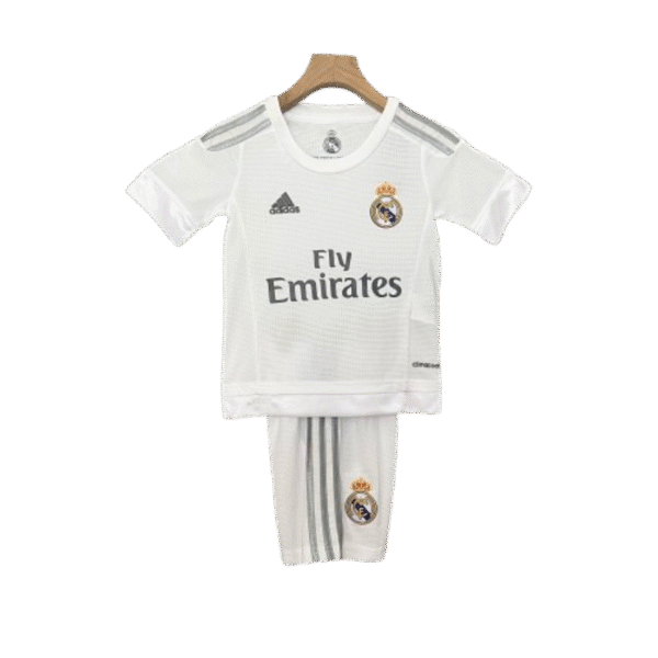 15-16 Home Retro Kids Kits Children Sets Football Jersey