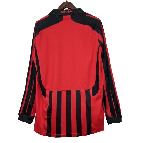 AC Milan Retro Jersey Home Long Sleeve 2007/08 - Image 2