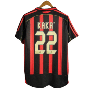 2006-07 AC Milan Ronaldo #99 Maldini #3 Kak¨¤ #22 Retro Jersey Home Replica