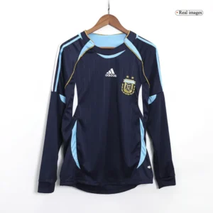 Retro Argentina Away Long Sleeve Jersey 2006