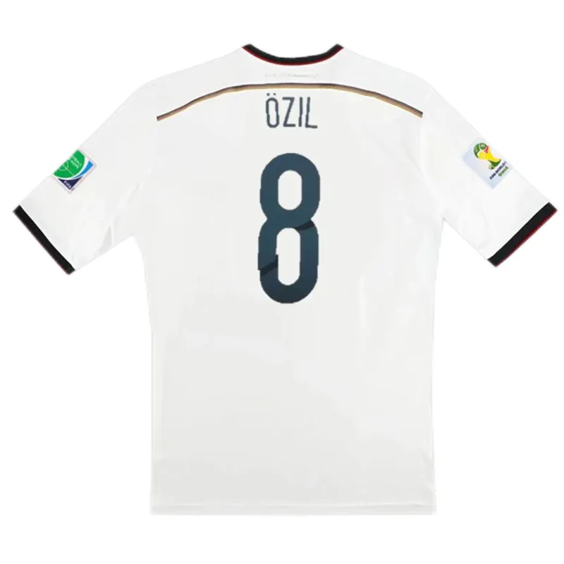 2014 Germany 4 Star Retro Jersey Home World Cup - Image 4