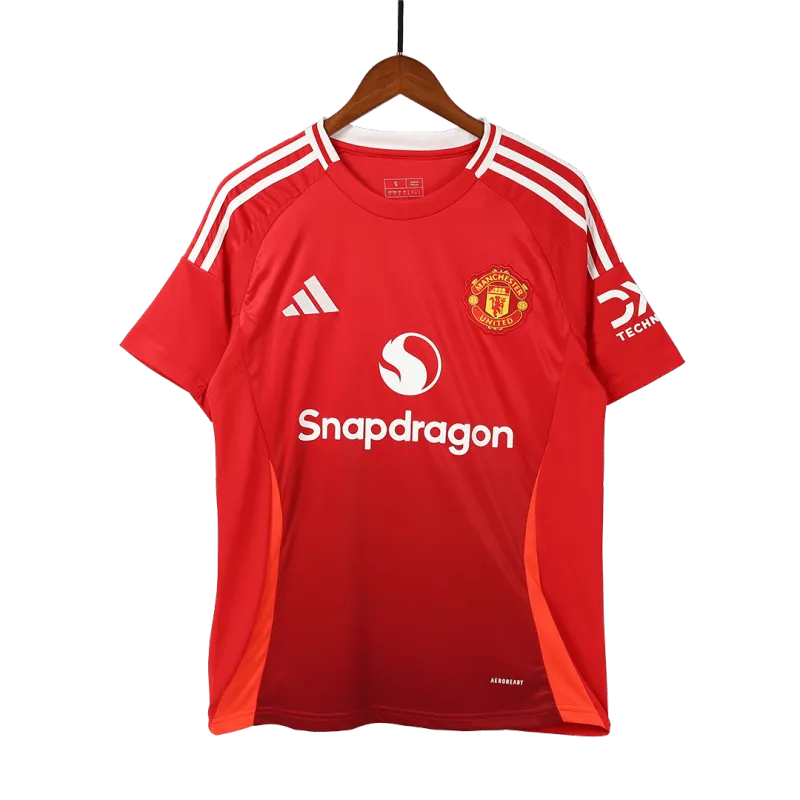 24-25 Manchester United Home Full Kit(Jersey+Shorts+Socks) - Image 3