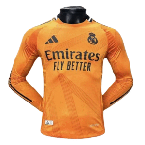 24-25Away Soccer Jersey Player Edition Long Sleeve