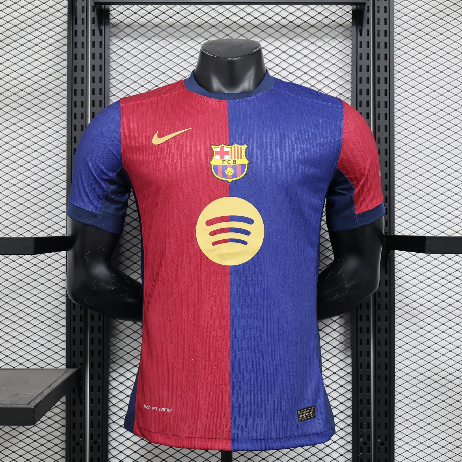 24-25 Barcelona Home Soccer Jersey Player Edition - Image 12