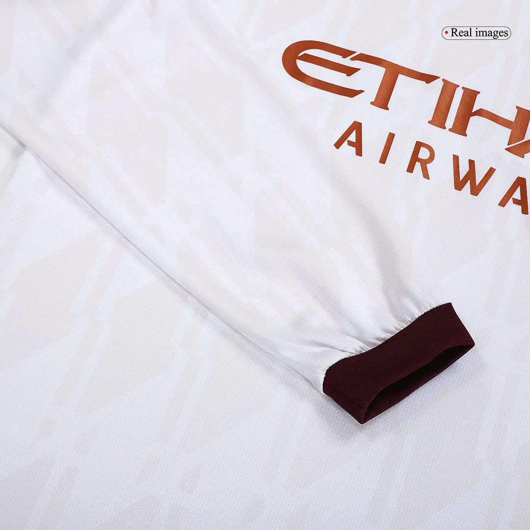 2023/24 Manchester City Away Long Sleeve Jersey - Image 10