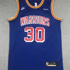 Warriors 75th Anniversary No. 30 Curry Blue