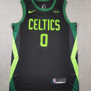 Celtics No. 0 Tatum City Edition Black