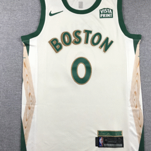 Celtics No. 0 Tatum City Edition White