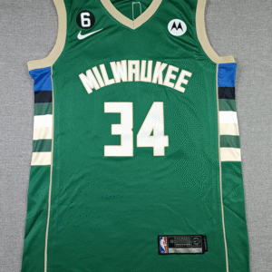 Bucks No. 34 Giannis Antetokounmpo green