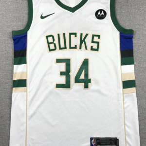 Bucks No. 34 Giannis Antetokounmpo white