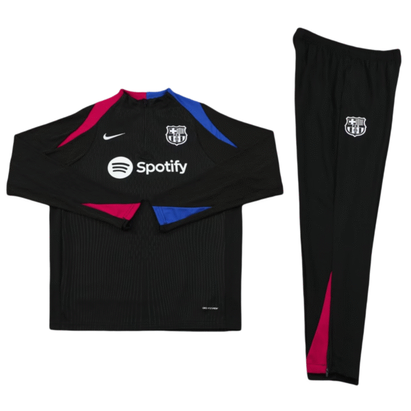24-25 Barcelona Long Sleeve Training Suit Football Shirts - Image 3