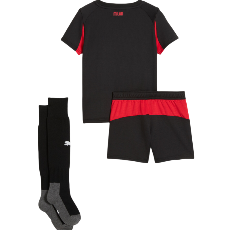 Kids Ac Milan Home jersey kit 2025-26 - Image 2