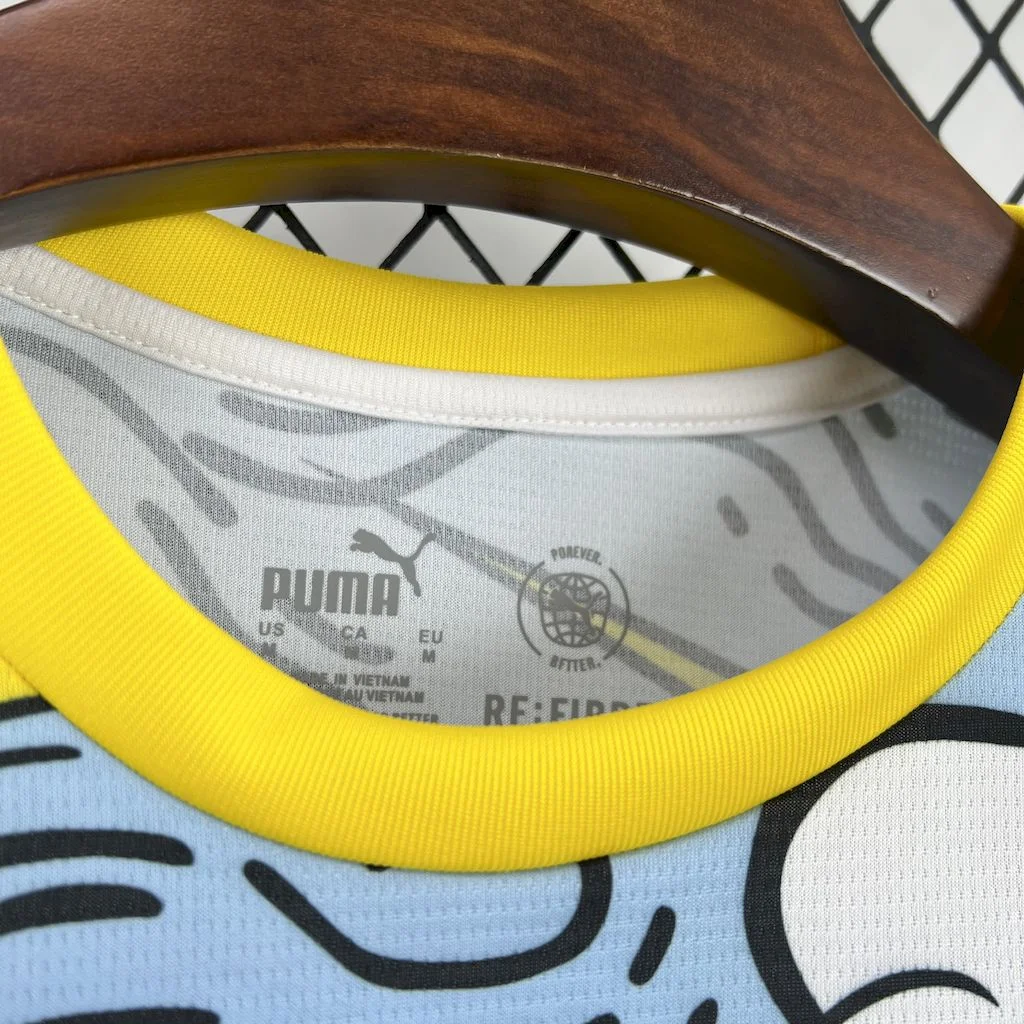 Manchester City Blue and White Concept Version Football Jersey 2025/2026 - Image 3