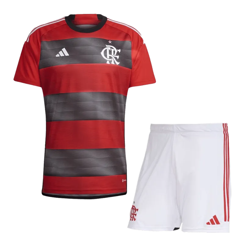 CR Flamengo 23-24 Home Kit Jersey+Shorts