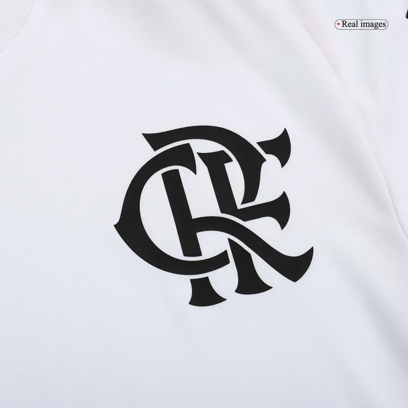 CR Flamengo Pre-Match 2023/24 Jersey White Replica - Image 6