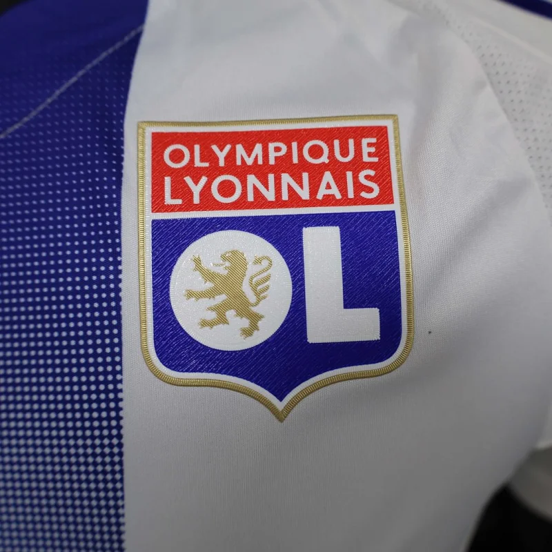2024/2025 Player Version Lyon Home Football Shirt - Image 4