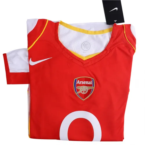 04-05 Arsenal Retro Home Long Sleeve Jersey - Image 3