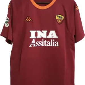Roma 2000/01 Retro Jersey Home