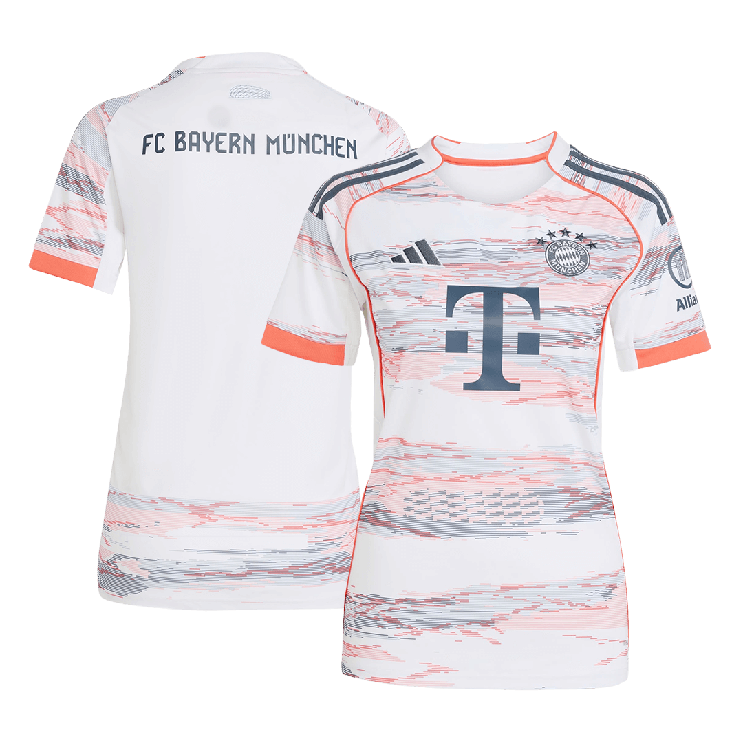 Bayern Munich Soccer Jersey Away Women's Custom Shirt 2025-26