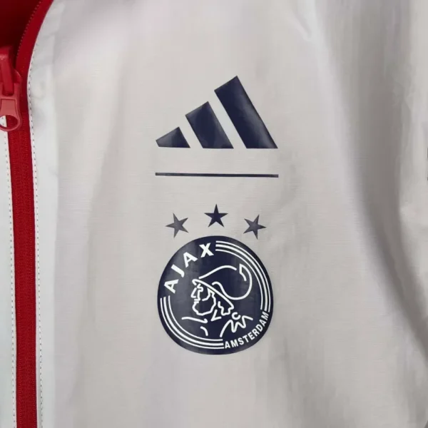 2023-2024 Ajax Reversible Windbreaker£¨Red-White£©Soccer Jersey 1:1 Thai Quality - Image 12