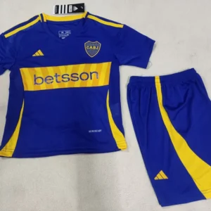 24-25 Boca Juniors Home Kids Kit Jerseys+Shorts