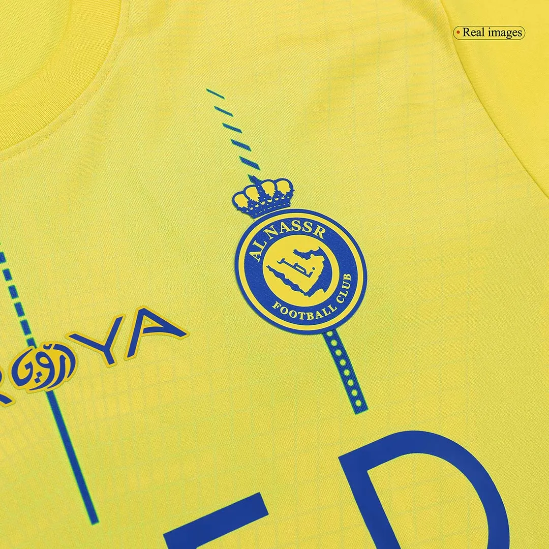 2023/24 RONALDO #7 Al Nassr Home Jersey - Image 7