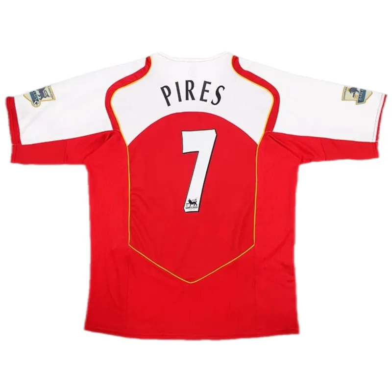 04-05 Arsenal Henry #14 FABREGAS #15 Pires #7 Bergkamp #10 Retro Jersey Home Replica - Image 8