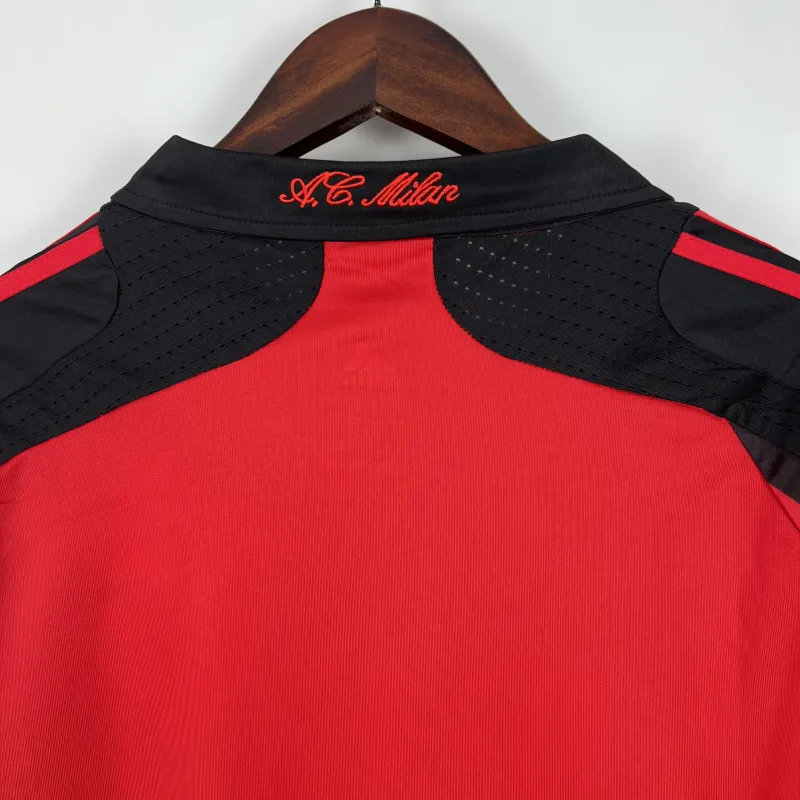 AC Milan Retro Jersey Home Long Sleeve 2007/08 - Image 9