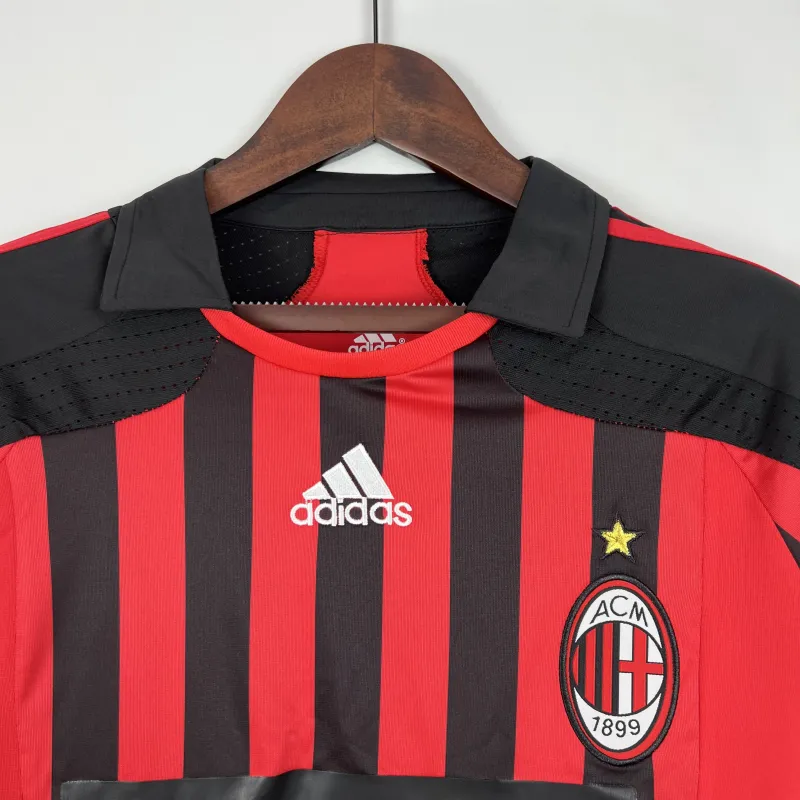 AC Milan Retro Jersey Home Long Sleeve 2007/08 - Image 3