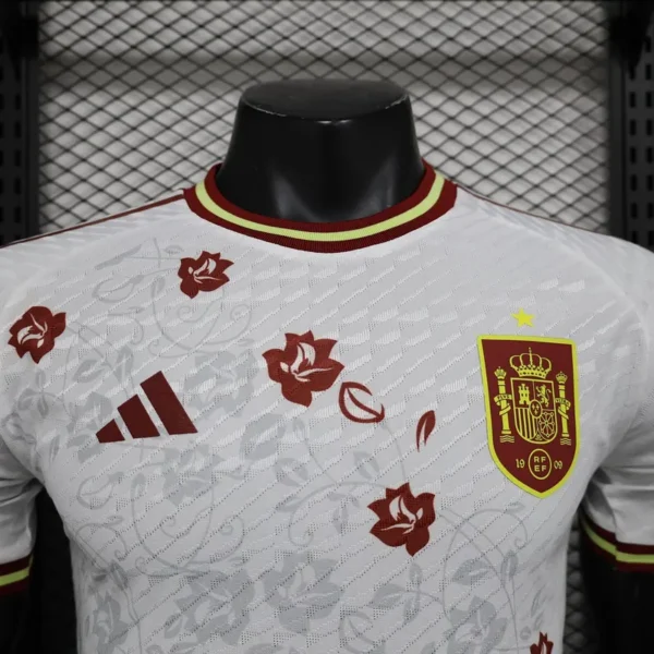 2024 Spain White Special Player Version Jersey - Image 5