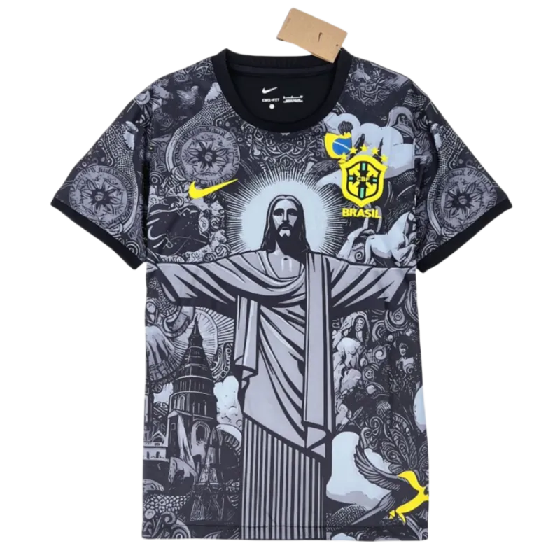 2024 Brazil Christ the Redeemer Special Kit Shirt Football