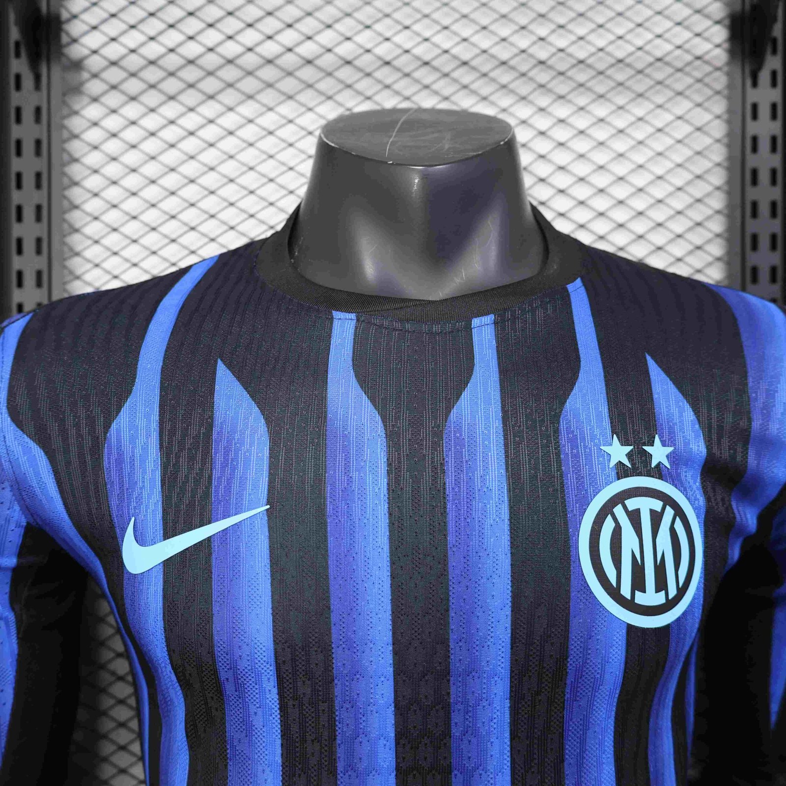 Inter Milan Home Shirt SOccer Jersey Long Sleeve Player Version 25-26 - Image 3
