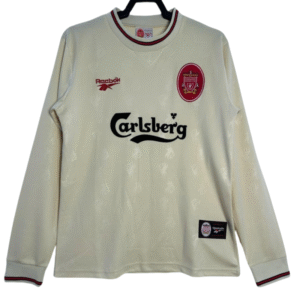 Retro Liverpool Away Football Jersey Long Sleeve 1996/1997