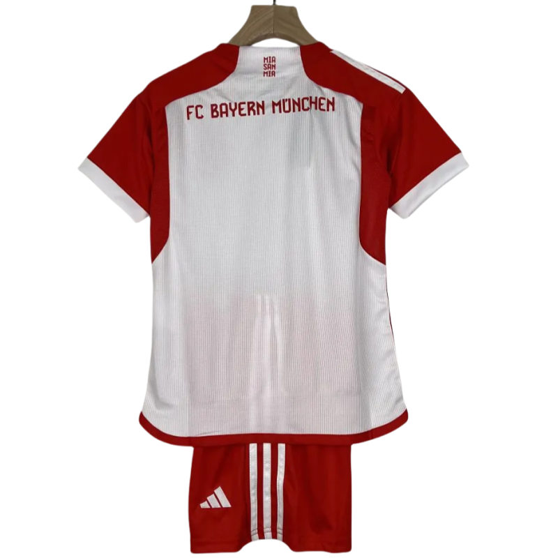 23-24 Kids Bayern Munich Home Jersey Kit - Image 2